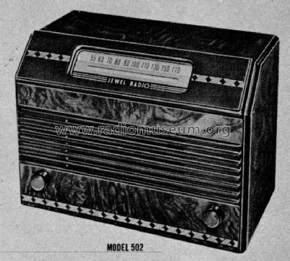 Jewel 502C ; Jewel Radio Corp.; (ID = 829694) Radio