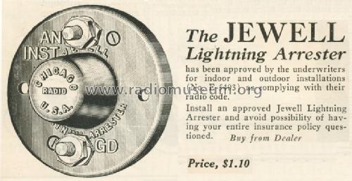 Jewell Lightning Arrester; Weston Electrical (ID = 763138) Misc