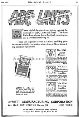 ABC Combination Detector and Amplifier No. 5013; Jewett Manufacturing (ID = 1247835) mod-pre26