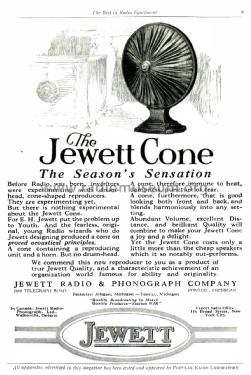 The Jewett Cone Reproducer ; Jewett Manufacturing (ID = 3071855) Speaker-P