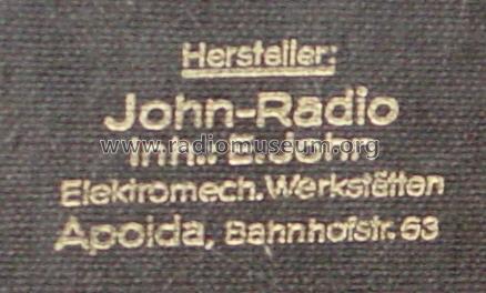 J6; John-Radio KG, (ID = 57621) Radio