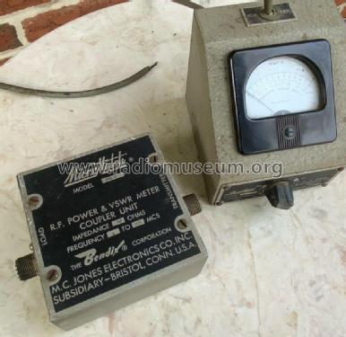 MicroMatch RF Power & VSWR Meter Coupler Unit 251.3; Jones Electronics Co (ID = 2725110) Amateur-D