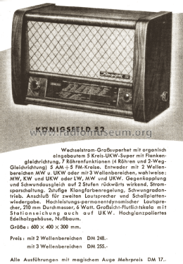 Königsfeld 52 1152UW2; Jotha-Radio, El.-App (ID = 2286105) Radio