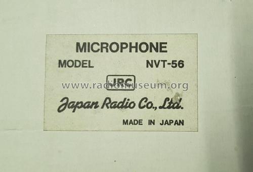 Desk Microphone NVT-56; JRC Japan Radio Co., (ID = 2619930) Micrófono/PU