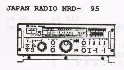 NRD-95; JRC Japan Radio Co., (ID = 2943082) Commercial Re