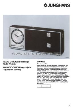 Radio-Chron 7659100401; Junghans, Schramberg (ID = 3065724) Radio