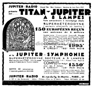 Titan-Jupiter ; Jupiter-Radio - voir (ID = 1991614) Radio