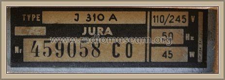 310A; Jura; La Chaux-de- (ID = 1825642) Radio