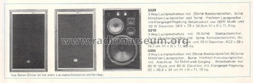 3-Way Speaker System 5310; JVC - Victor Company (ID = 2851933) Speaker-P