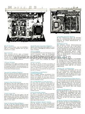 4 Channel Integrated Amplifier 4VN-550; JVC - Victor Company (ID = 1922851) Ampl/Mixer