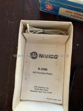 Nivico AM Portable Radio R-3106; JVC - Victor Company (ID = 2542290) Radio