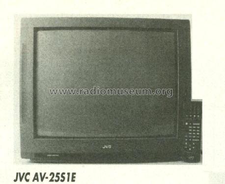 Colour Television AV-25S1E; JVC - Victor Company (ID = 1212763) Television