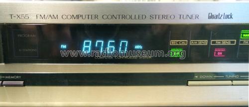 FM/AM Computer Controlled Stereo Tuner T-X55; JVC - Victor Company (ID = 1777411) Radio