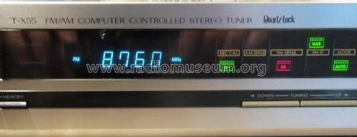 FM/AM Computer Controlled Stereo Tuner T-X55; JVC - Victor Company (ID = 1777415) Radio