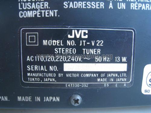 JT-V22; JVC - Victor Company (ID = 2102914) Radio