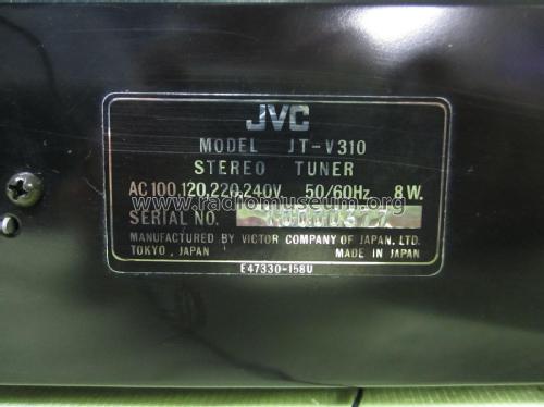Phase Locked Loop MPX Stereo Tuner JT-V310; JVC - Victor Company (ID = 2507841) Radio