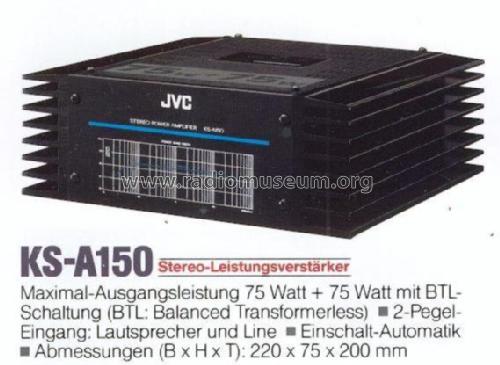 KS-A150; JVC - Victor Company (ID = 580978) Verst/Mix