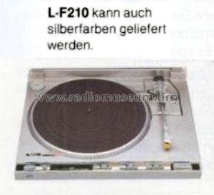 L-F210; JVC - Victor Company (ID = 561244) R-Player