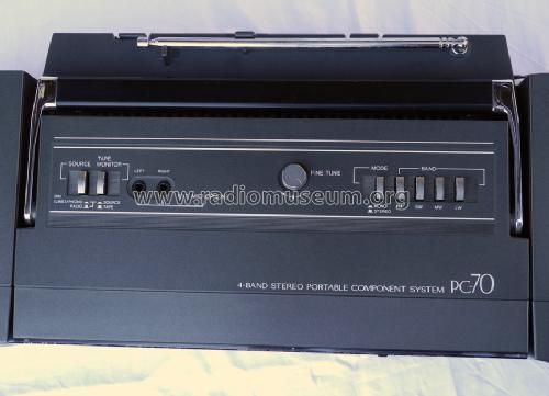 Portable Component System PC-70LD PC-R70LD PC-B70K; JVC - Victor Company (ID = 1003733) Radio