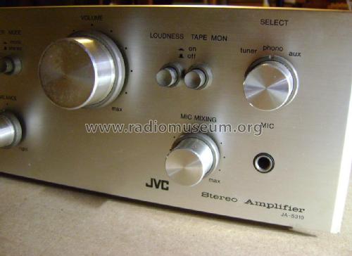 Stereo Integrated Amplifier JA-S310; JVC - Victor Company (ID = 1877492) Ampl/Mixer