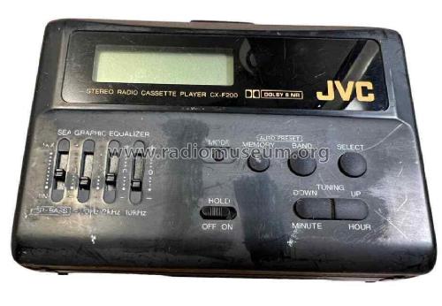 Stereo Radio Cassette Player CX-F200; JVC - Victor Company (ID = 2989947) Radio