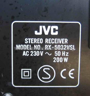 Stereo Receiver RX-5032VSL; JVC - Victor Company (ID = 1232067) Radio