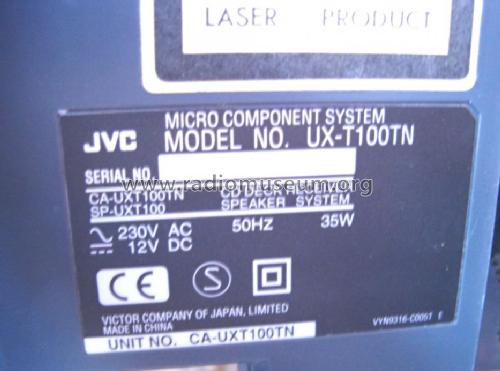 UX-T100TN; JVC - Victor Company (ID = 1124046) Radio