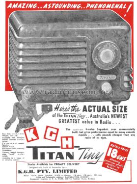 Titan Tiny ; K.G.H. Pty., Ltd. (ID = 2027921) Radio