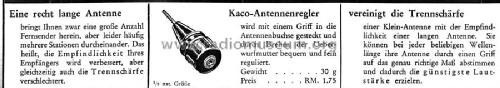 Antennenregler ; Kaco, Kupfer-Asbest- (ID = 1689053) Antenne