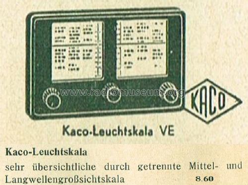 Leuchtskala für VE301 ; Kaco, Kupfer-Asbest- (ID = 1546326) mod-past25