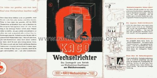 Wechselrichter WR100; Kaco, Kupfer-Asbest- (ID = 2409519) Fuente-Al