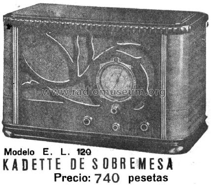 Kadette EL-120 ; International Radio (ID = 598787) Radio