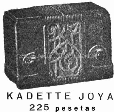 Kadette Joya ; International Radio (ID = 598784) Radio