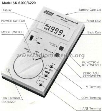 Digital Multitester SK-6200; Kaise Electric Works (ID = 2884067) Equipment