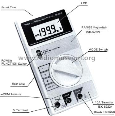 Digital Multitester SK-6202; Kaise Electric Works (ID = 2884079) Equipment