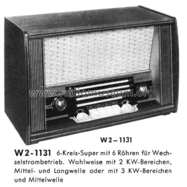 W2/1131; Kaiser KG, W. bzw. (ID = 3034854) Radio