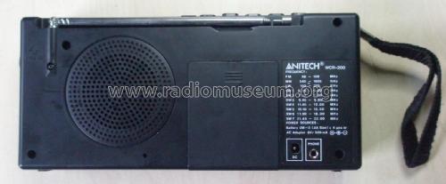 Anitech 10-Band Portable Radio Cassette Recorder WCR200; Anita, Anitech, (ID = 1959714) Radio