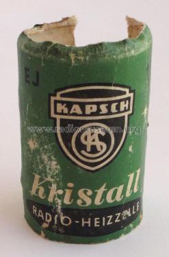 Kristall Radio-Heizzelle 1,5 Volt Element EJ E4/3; Kapsch & Söhne KS, (ID = 2568557) Power-S