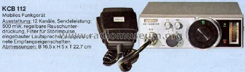 Car Transceiver KCB 112; Kapsch & Söhne KS, (ID = 849271) Citizen