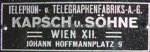 Selektophon SP4; Kapsch & Söhne KS, (ID = 1330196) Radio