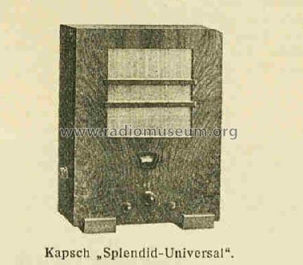 Splendid KML/GW; Kapsch & Söhne KS, (ID = 328394) Radio