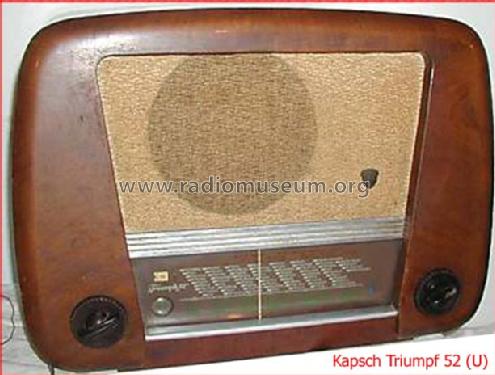 Triumph 52A; Kapsch & Söhne KS, (ID = 608532) Radio