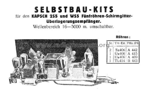 WS5 Katalog Nr. 10066; Kapsch & Söhne KS, (ID = 2098087) Radio