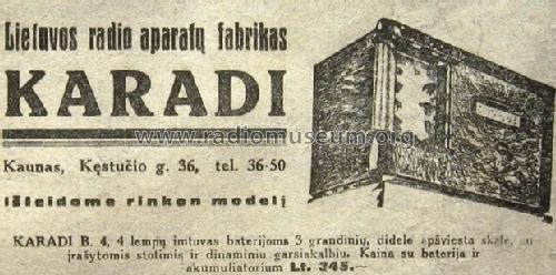 Karadi B4; Karadi, Kaunas (ID = 650203) Radio