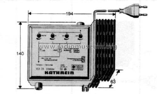Compact-Verstärker VCA 28 BN 230055; Kathrein; Rosenheim (ID = 1739739) Ampl. RF