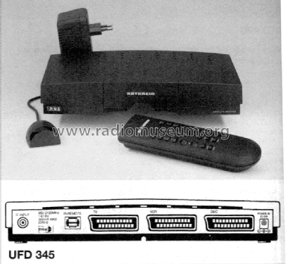 Satelliten-Receiver UFD 345 BN 260411; Kathrein; Rosenheim (ID = 1757969) DIG/SAT