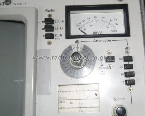 TV/Radio Signal Meter MFK 43 - BN208 179; Kathrein; Rosenheim (ID = 1681489) Equipment