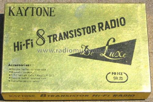 Kaytone Hi-Fi 8 Transistors ; KIC Electronics (ID = 2131033) Radio