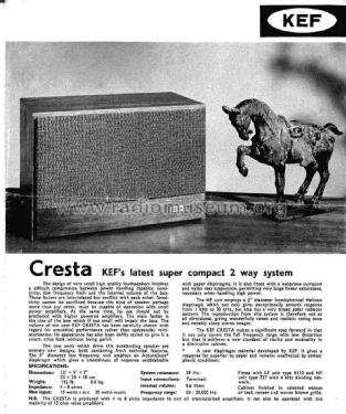 Cresta A6375; KEF Electronics; (ID = 2445886) Parleur