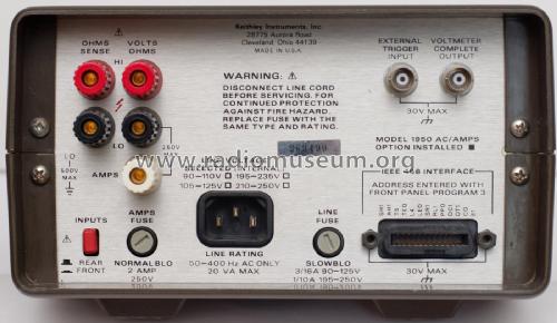 Digital Multimeter 195A; Keithley Instruments (ID = 2287255) Equipment